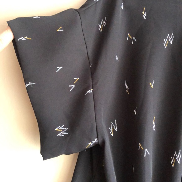 Worthington Women's Blouse Short Sleeve SZ M - Picture 4 of 5